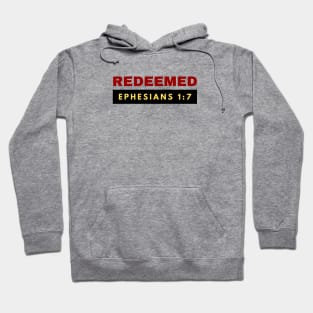 Redeemed | Christian Typography Hoodie